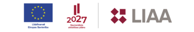 Co-financed by the European Union, National Development Plan 2027 and LIAA logos